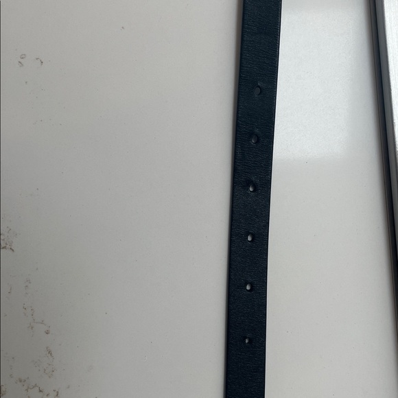 Dior Black Belt with Gold Buckle - Picture 5 of 6